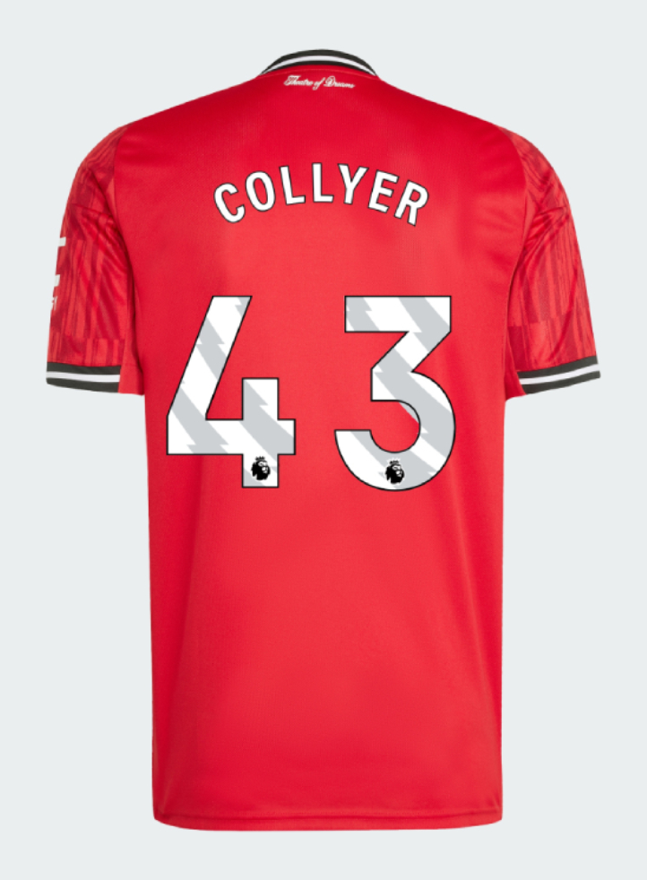 Manchester United Home COLLYER 43 Jersey 25-26