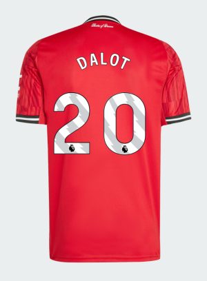 Manchester United Home DALOT 20 Jersey 25-26