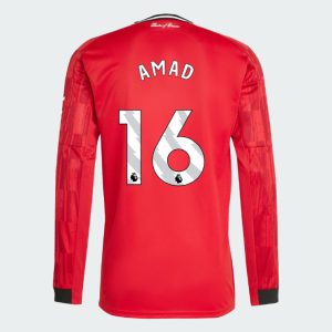 Manchester United Home Long Sleeve AMAD 16 Jersey 25-26