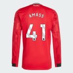 Manchester United Home Long Sleeve AMASS 41 Jersey 25-26