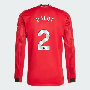 Manchester United Home Long Sleeve DALOT 2 Jersey 25-26