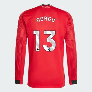 Manchester United Home Long Sleeve DORGU 13 Jersey 25-26