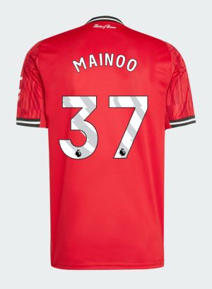 Manchester United Home MAINOO 37 Jersey 25-26