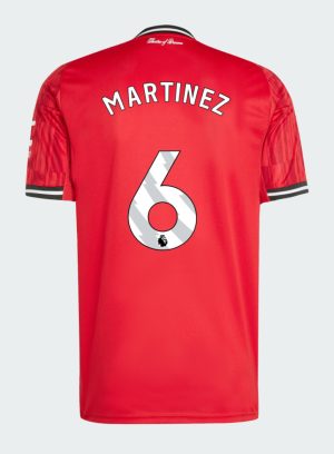 Manchester United Home MARTINEZ 6 Jersey 25-26