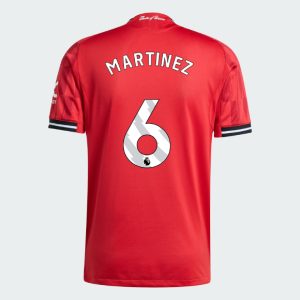 Manchester United Home MARTINEZ 6 Jersey 25-26 (Player Version)