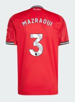 Manchester United Home MAZRAOUI 3 Jersey 25-26