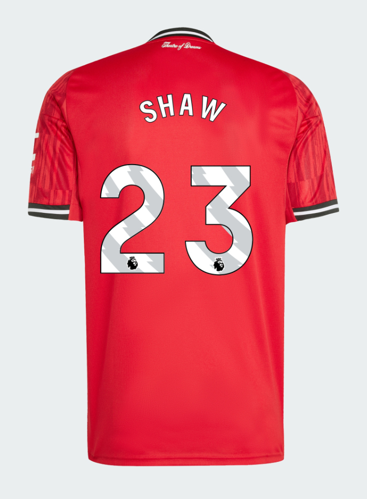 Manchester United Home SHAW 23 Jersey 25-26