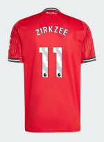 Manchester United Home ZIRKZEE 11 Jersey 25-26