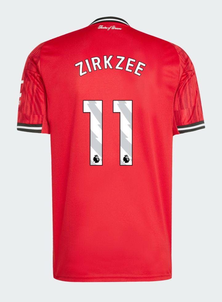 Manchester United Home ZIRKZEE 11 Jersey 25-26