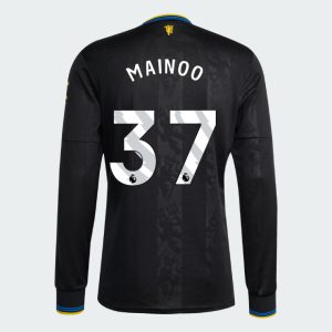 Manchester United Third Long Sleeve MAINOO 37 Jersey 25-26