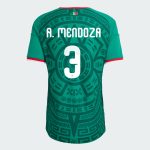 Mexico Home A. MENDOZA 3 World Cup Jersey 2026 (Player Version)