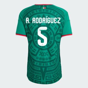 Mexico Home A. RODRÍGUEZ 5 World Cup Jersey 2026 (Player Version)
