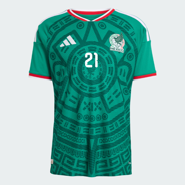 Mexico Home C. HUERTA 21 World Cup Jersey 2026 (Player Version) - Image 2