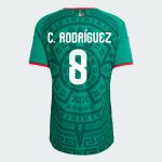 Mexico Home C. RODRÍGUEZ 8 World Cup Jersey 2026 (Player Version)