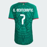 Mexico Home G. BERTERAME 7 World Cup Jersey 2026 (Player Version)