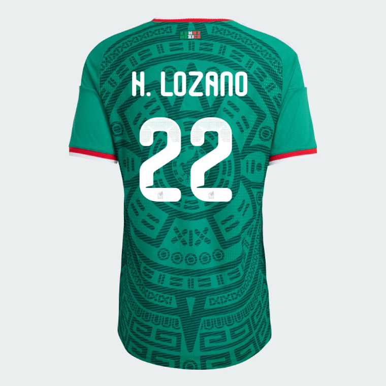 Mexico Home H. LOZANO 22 World Cup Jersey 2026 (Player Version)