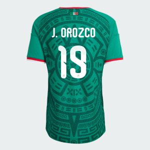 Mexico Home J. OROZCO 19 World Cup Jersey 2026 (Player Version)