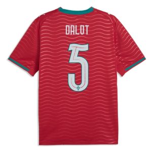 Portugal Home DALOT 5 World Cup Jersey 2026