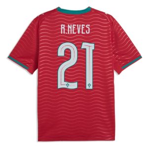 Portugal Home R.NEVES 21 World Cup Jersey 2026