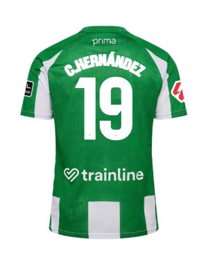 Real Betis Home C.HERNÁNDEZ 19 Jersey 25-26