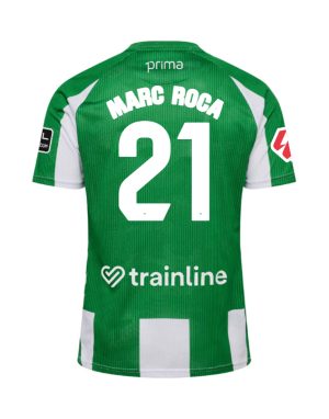 Real Betis Home MARC ROCA 21 Jersey 25-26