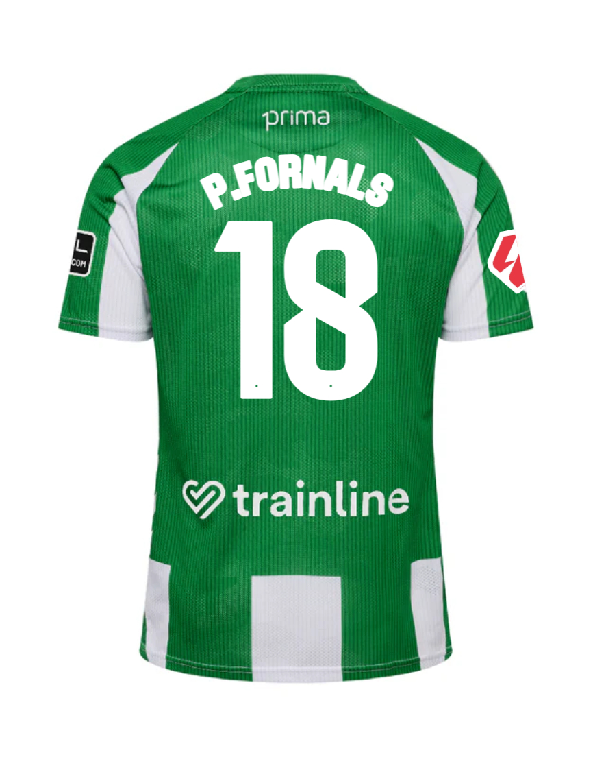 Real Betis Home P.FORNALS 18 Jersey 25-26