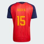 Spain Home ALEX B. 15 Jersey 2026