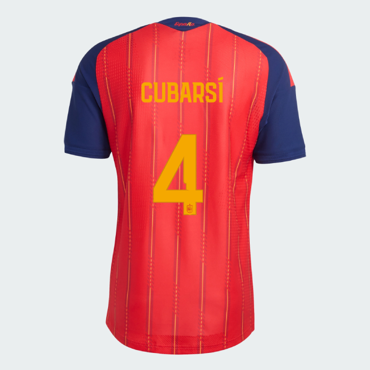 Spain Home CUBARSÍ 4 World Cup Jersey 2026 (Player Version)