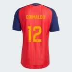 Spain Home GRIMALDO 12 World Cup Jersey 2026 (Player Version)