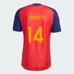 Spain Home LAPORTE 14 World Cup Jersey 2026 (Player Version)