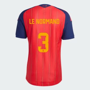 Spain Home LE NORMAND 3 World Cup Jersey 2026 (Player Version)