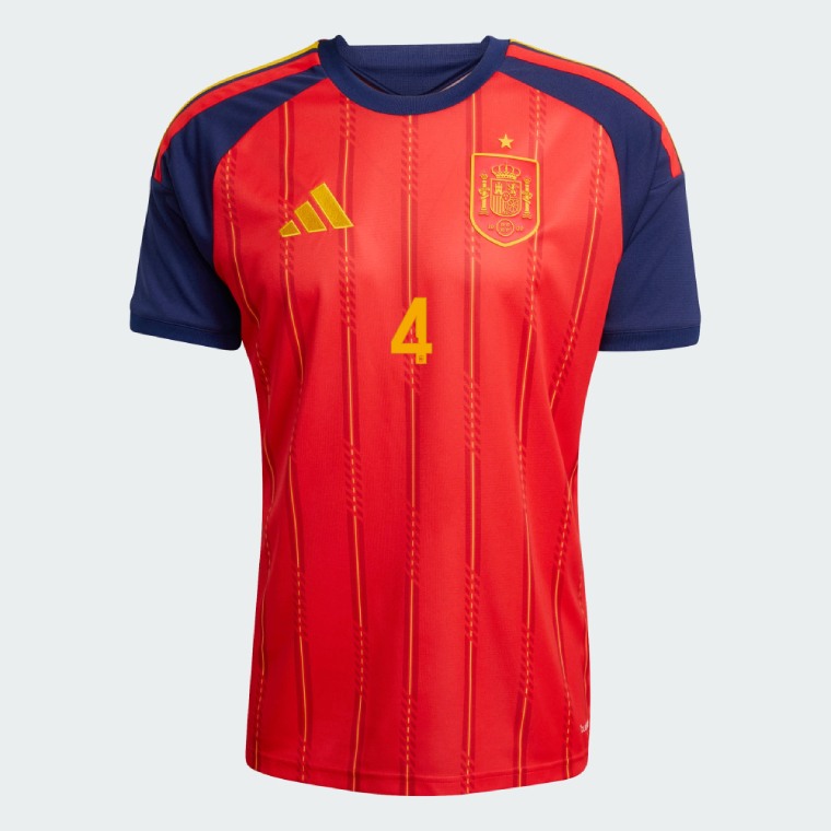 Spain Home PAREDES 4 Jersey 2026 - Image 2