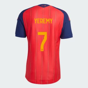 Spain Home YEREMY 7 World Cup Jersey 2026 (Player Version)
