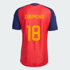 Spain Home ZUBIMENDI 18 World Cup Jersey 2026 (Player Version)