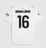 Valencia CF Home DIEGO LÓPEZ 16 Jersey 25-26