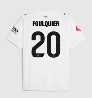 Valencia CF Home FOULQUIER 20 Jersey 25-26