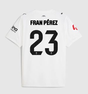 Valencia CF Home FRAN PÉREZ 23 Jersey 25-26