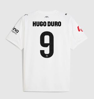 Valencia CF Home HUGO DURO 9 Jersey 25-26
