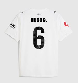 Valencia CF Home HUGO G. 6 Jersey 25-26