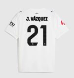 Valencia CF Home J. VÁZQUEZ 21 Jersey 25-26