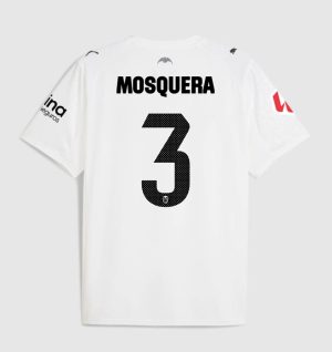 Valencia CF Home MOSQUERA 3 Jersey 25-26