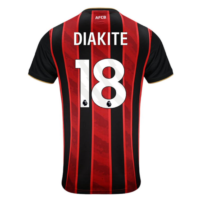 Bournemouth Home DIAKITE 18 Jersey 25-26