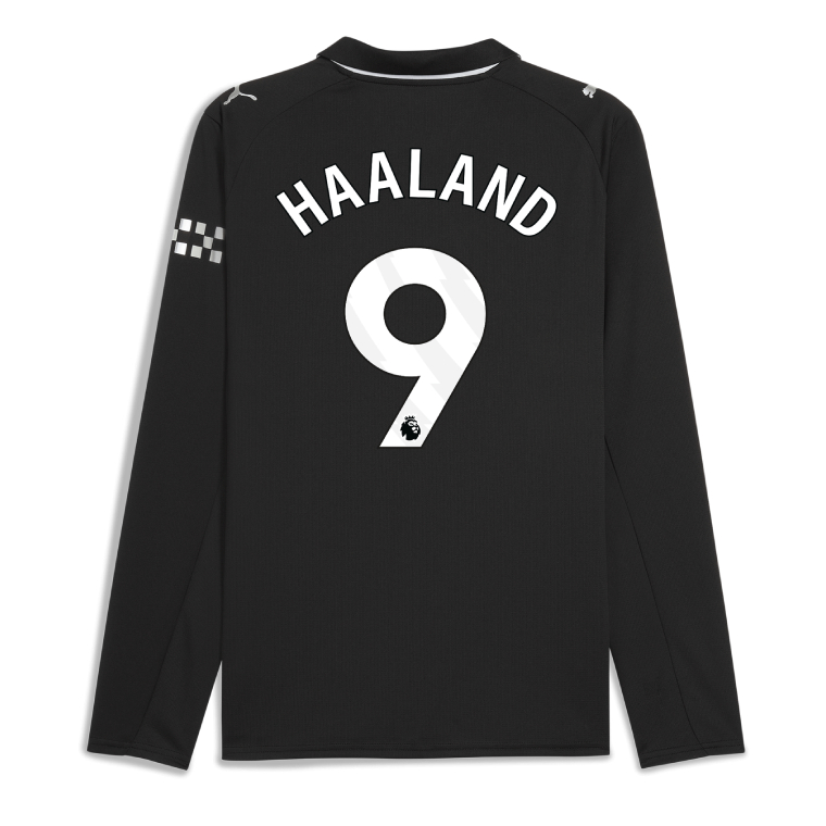 Manchester City Away Long Sleeve HAALAND 9 Jersey 25-26