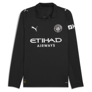 Manchester City Away Long Sleeve Jersey 25-26