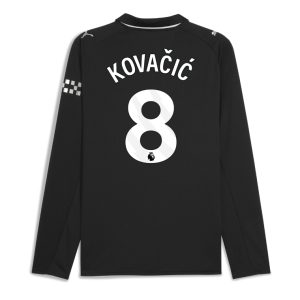 Manchester City Away Long Sleeve KOVAČIĆ 8 Jersey 25-26