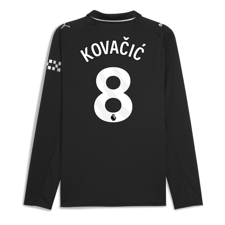 Manchester City Away Long Sleeve KOVAČIĆ 8 Jersey 25-26