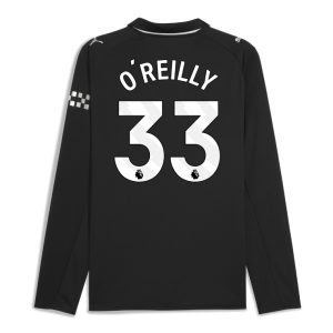 Manchester City Away Long Sleeve O'REILLY 33 Jersey 25-26