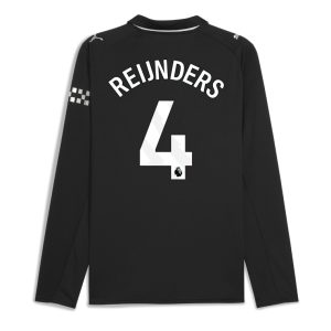 Manchester City Away Long Sleeve REIJNDERS 4 Jersey 25-26