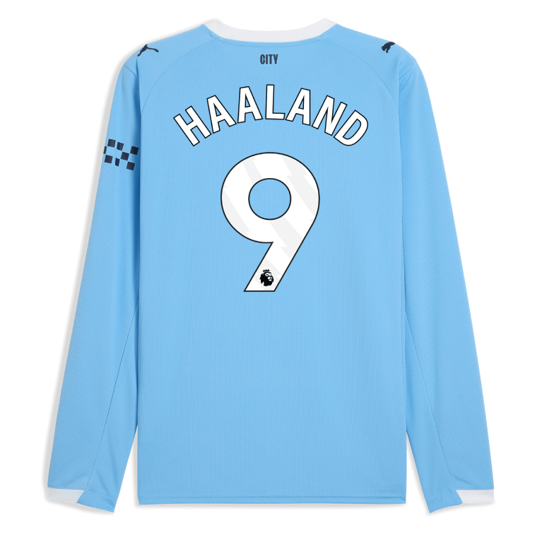 Manchester City Home Long Sleeve HAALAND 9 Jersey 25-26