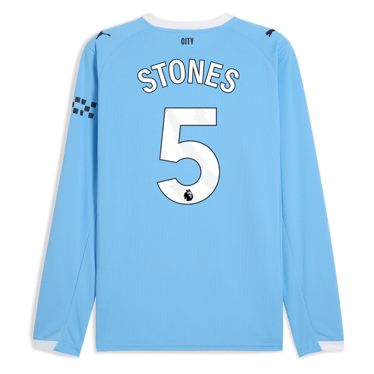 Manchester City Home Long Sleeve STONES 5 Jersey 25-26